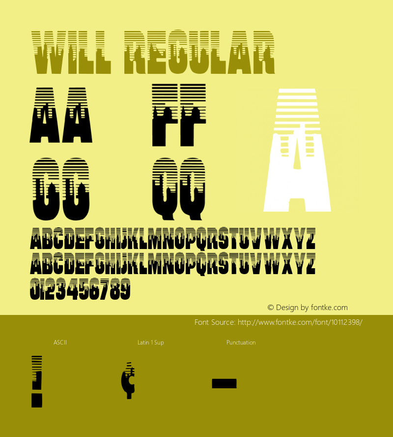 Will Regular Altsys Fontographer 3.5  7/1/92 Font Sample