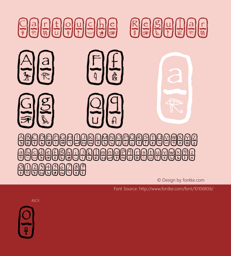 Cartouche Regular 1 Font Sample