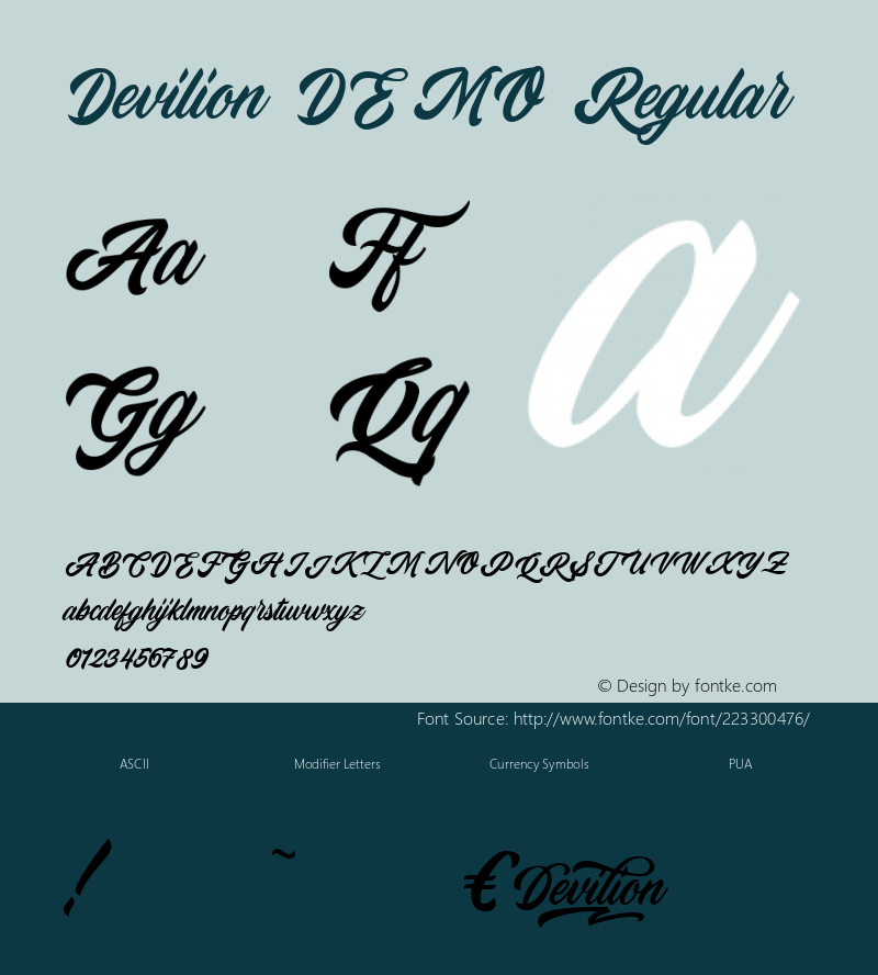 Devilion DEMO Regular Version 1.000图片样张
