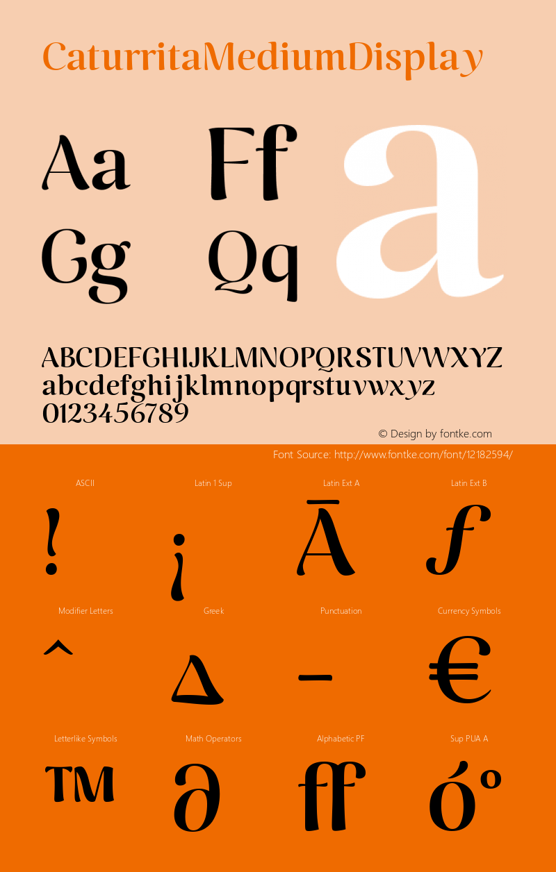 CaturritaMediumDisplay ☞ 001.000;com.myfonts.easy.armasen.caturrita-display.medium.wfkit2.version.46dR Font Sample