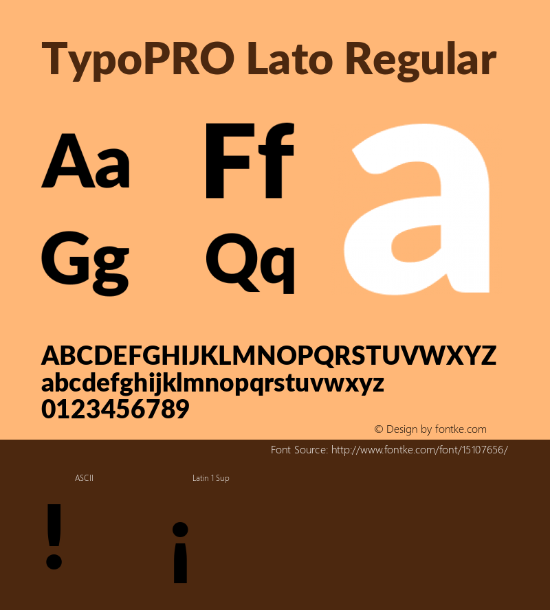 TypoPRO Lato Regular Version 2.010; 2014-09-01; http://www.latofonts.com/ Font Sample