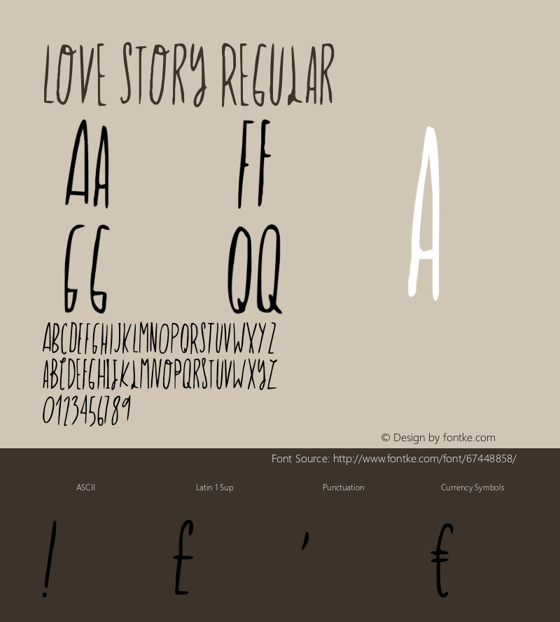 Love Story Version 1.000;PS 001.000;hotconv 1.0.70;makeotf.lib2.5.58329 Font Sample