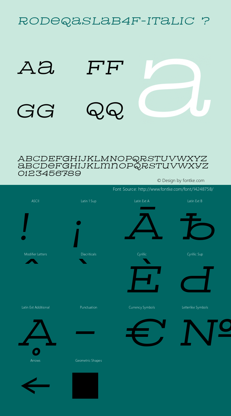 RodeqaSlab4F-Italic ? 1.0;com.myfonts.4thfebruary.rodeqa-slab-4f.italic.wfkit2.3Aye Font Sample