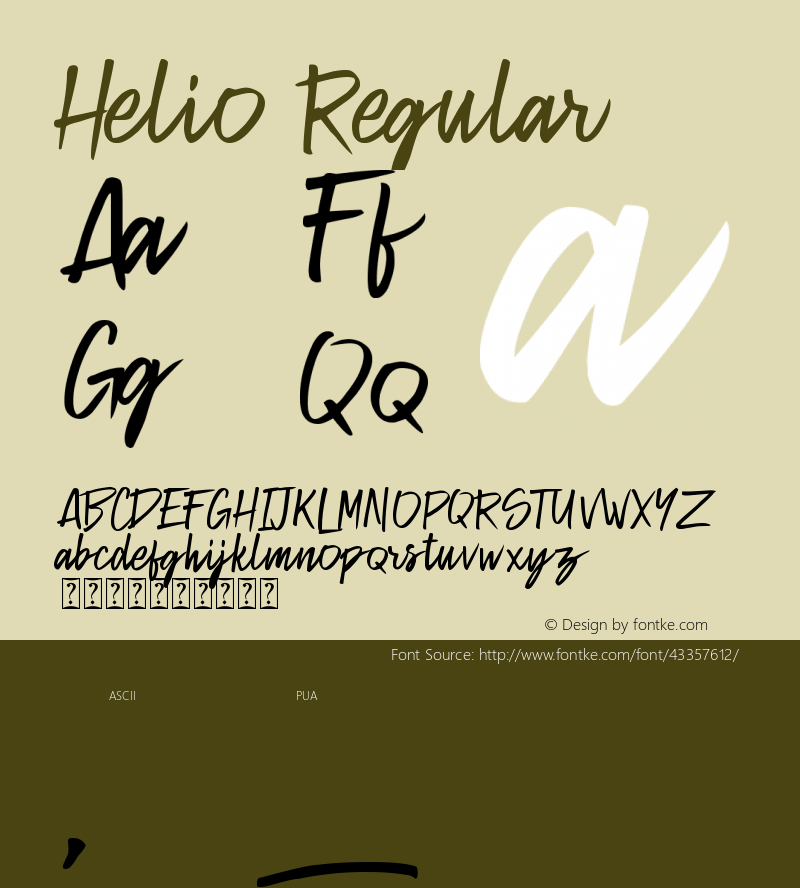 Helio Version 1.00;August 22, 2019;FontCreator 11.5.0.2430 32-bit Font Sample