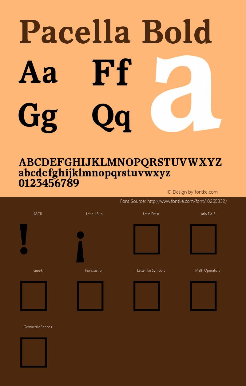 Pacella Bold Altsys Fontographer 3.5  11/25/92 Font Sample