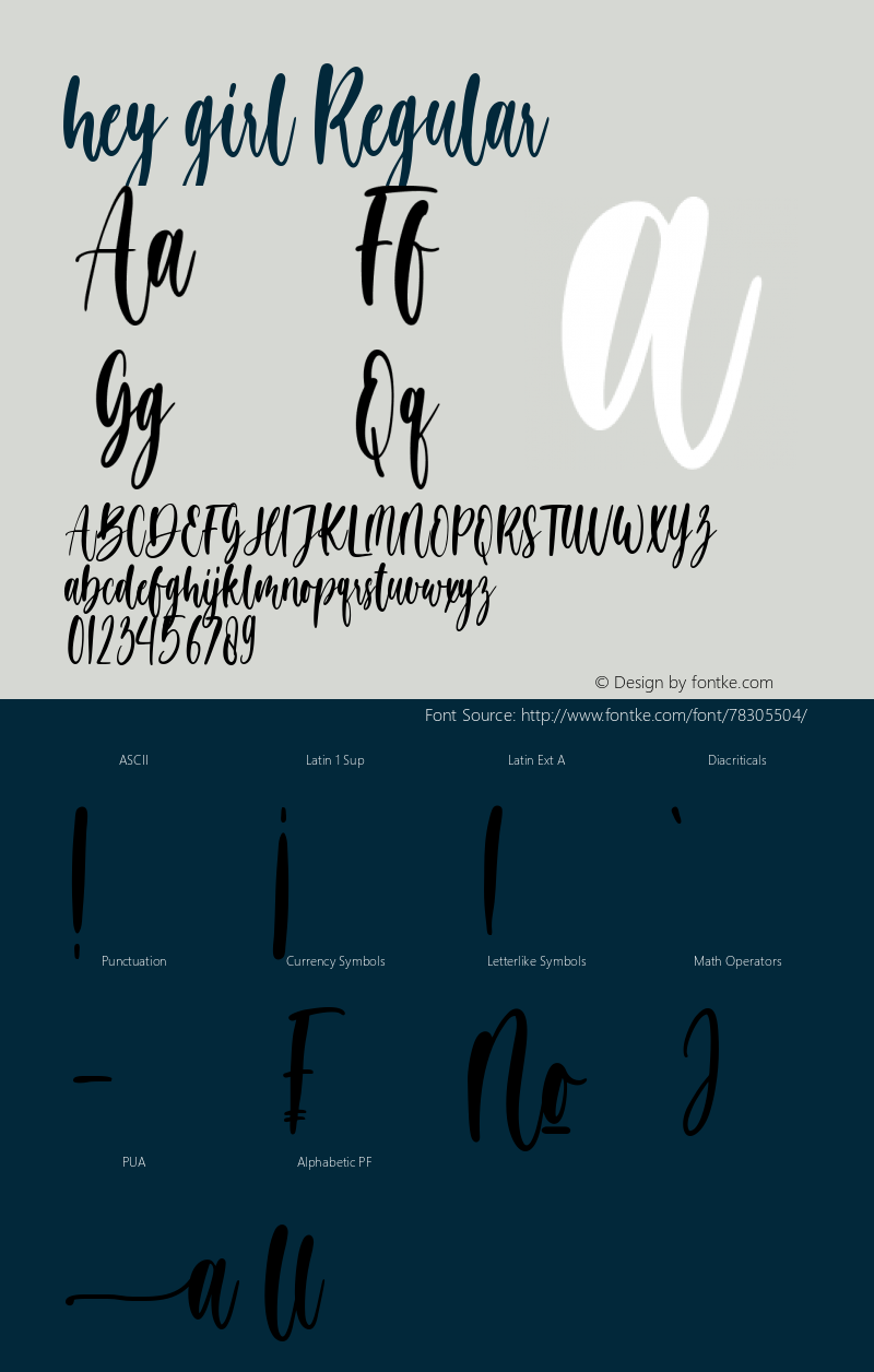 hey girl Version 1.00;September 24, 2020;FontCreator 13.0.0.2670 64-bit Font Sample