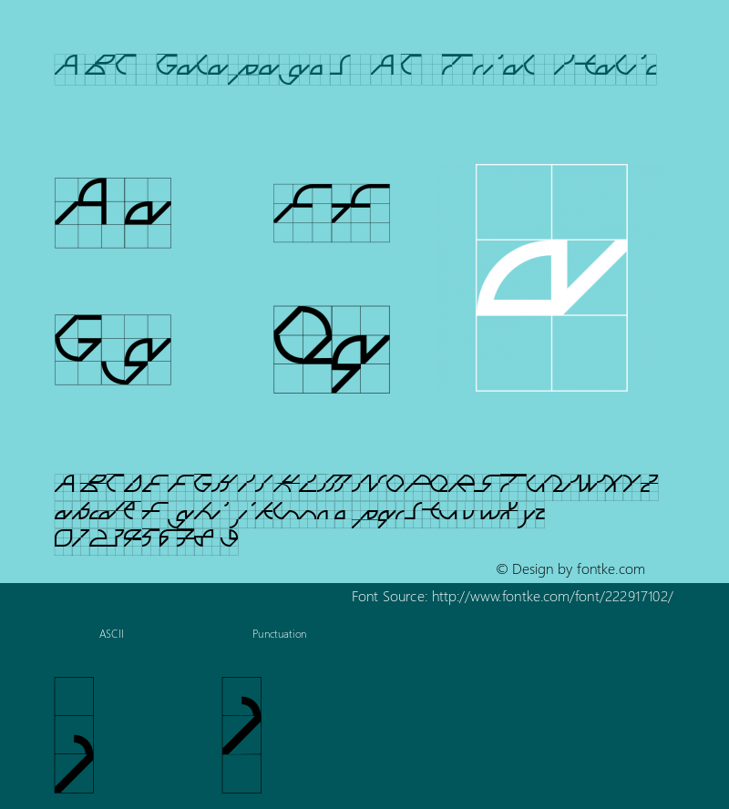 ABC Galapagos AC Trial Regular Grid Version 1.100图片样张