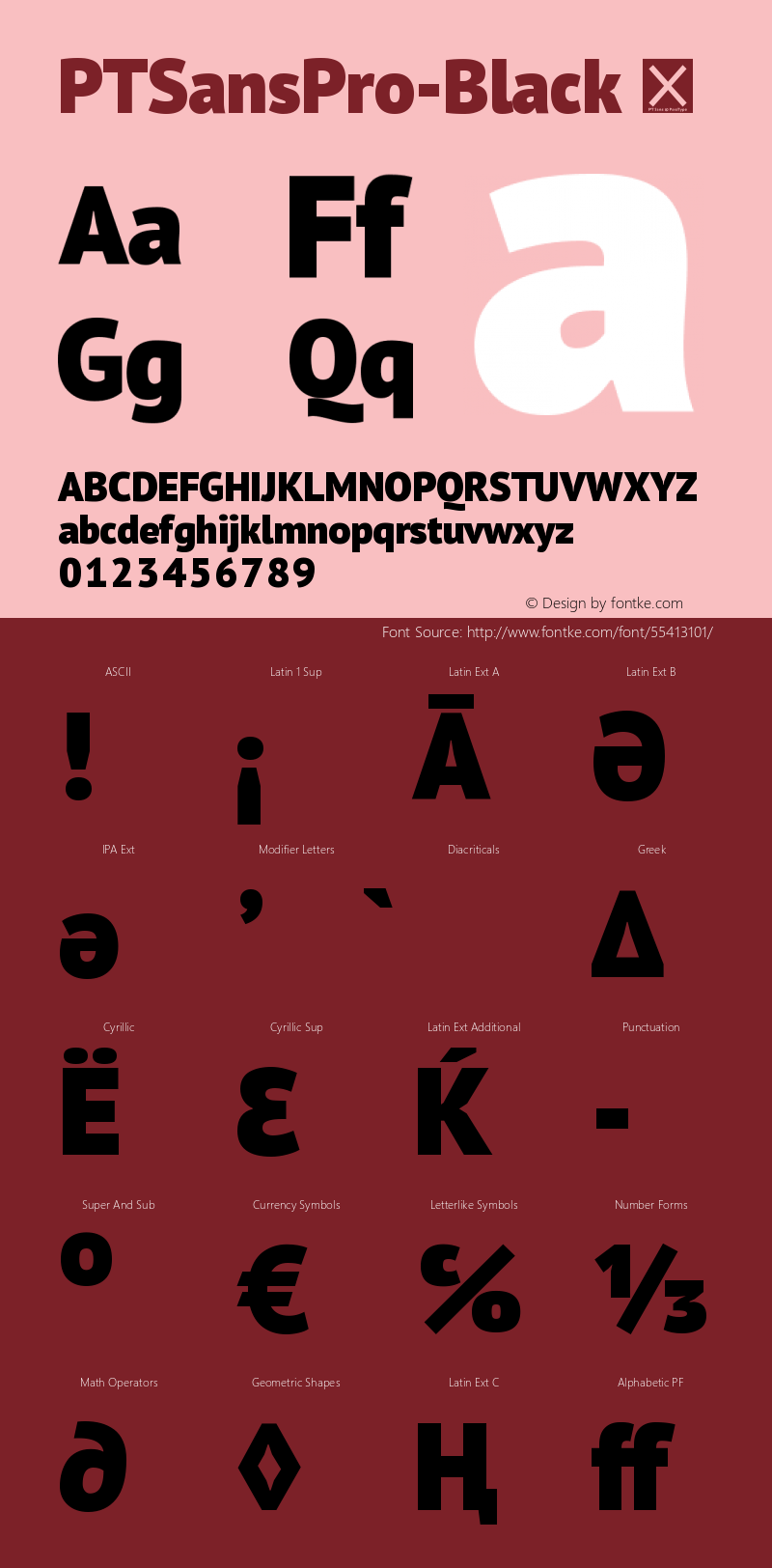 ☞PT Sans Pro Black Version 1.001;com.myfonts.paratype.pt-sans-pro.black.wfkit2.3ukR Font Sample