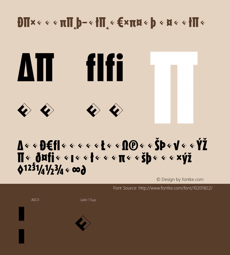 DaxCompact-BlackExpert Regular 4.460 Font Sample