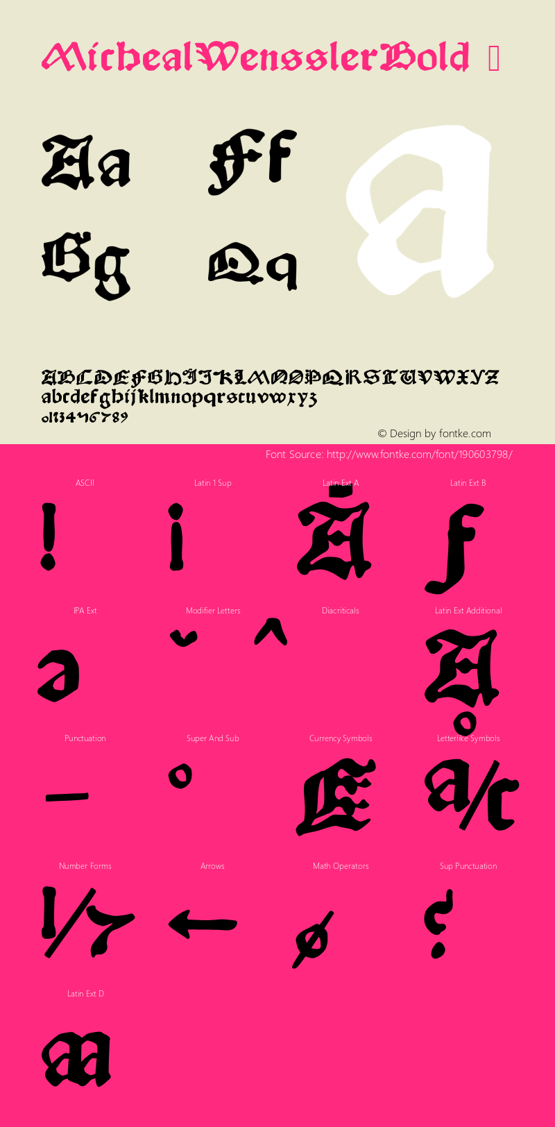 ☞MichaelWenssler Version 001.000 ;com.myfonts.easy.proportional-lime.michael-wenssler.bold.wfkit2.version.42rx图片样张