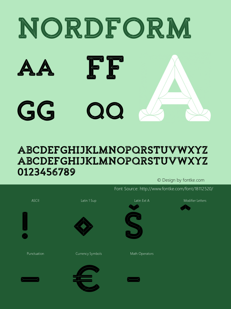 NordForm ☞ 2.000;com.myfonts.easy.letterwerk.nord.form.wfkit2.version.4nMY Font Sample