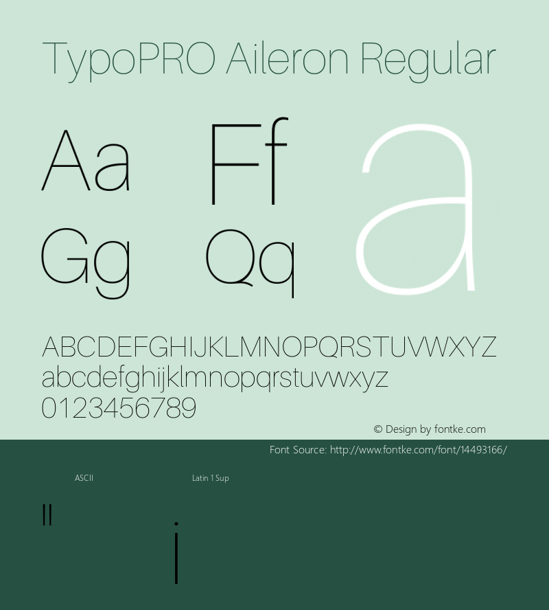 TypoPRO Aileron Regular Version 1.000;PS 001.000;hotconv 1.0.70;makeotf.lib2.5.58329 Font Sample