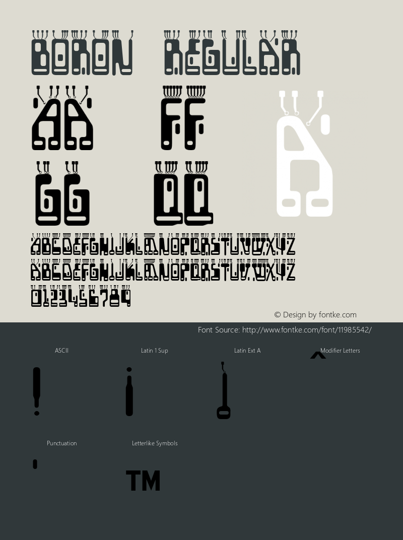 Boron Regular OTF 3.000;PS 001.001;Core 1.0.29 Font Sample