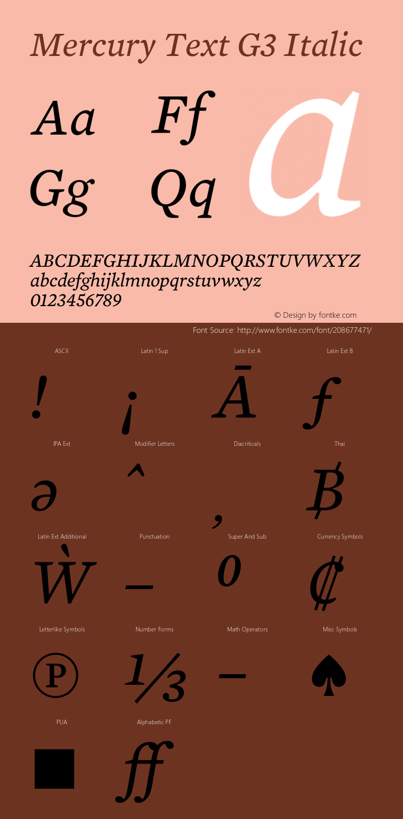 Mercury Text G3 Roman Italic Version 1.302图片样张