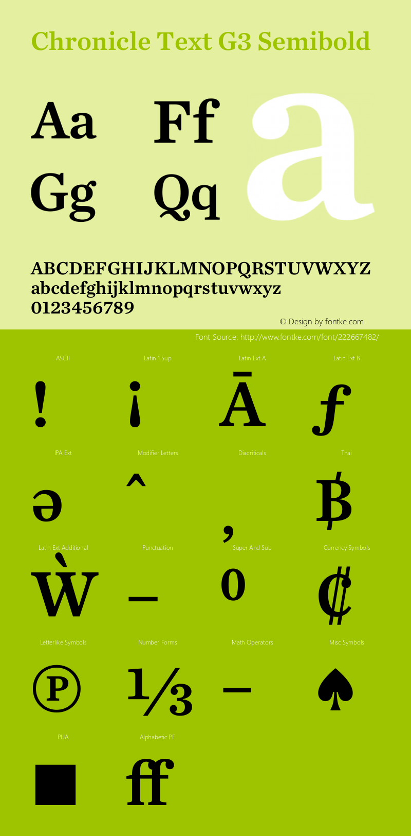 Chronicle Text G3 Semibold Version 1.301图片样张