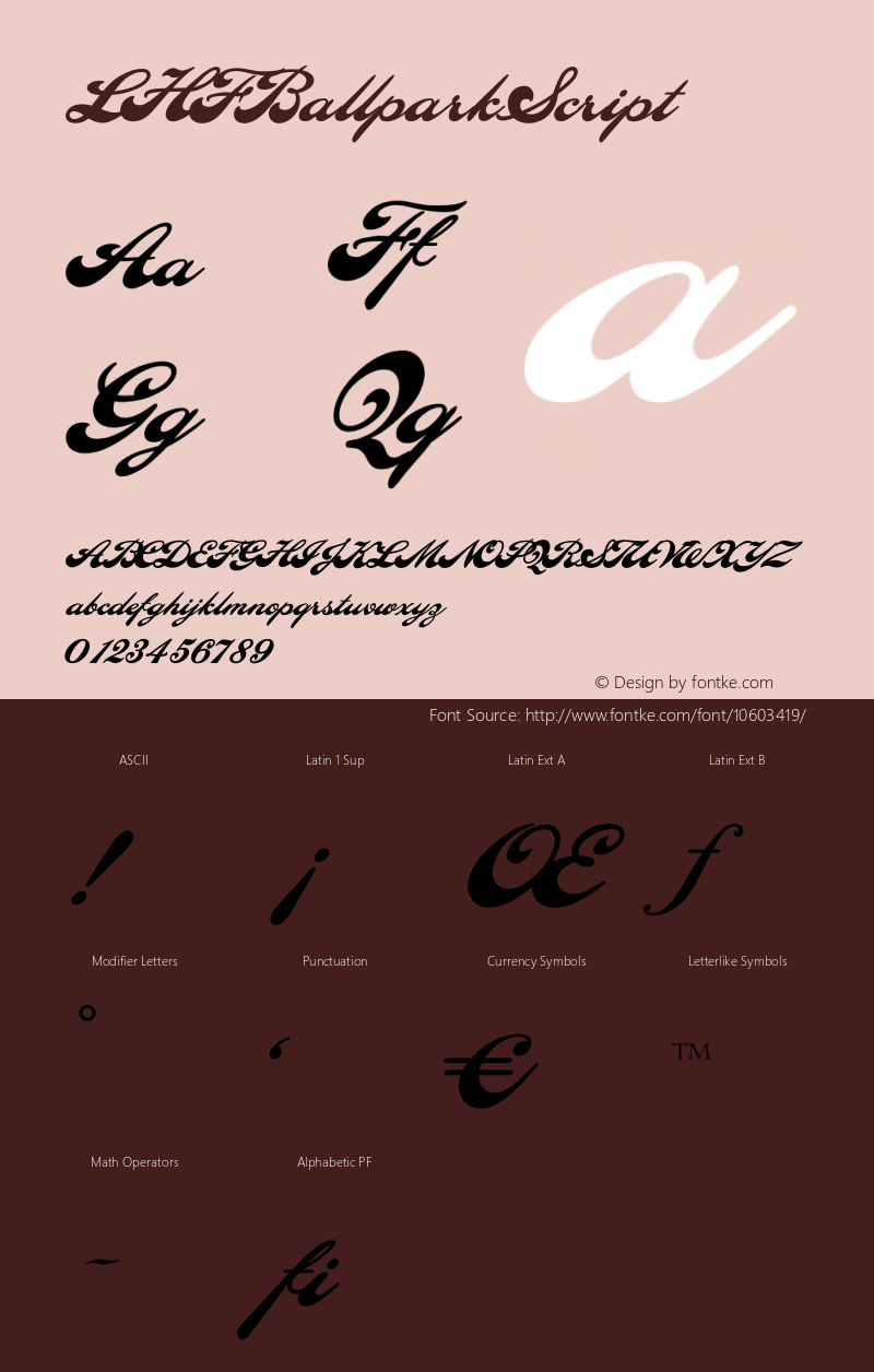 LHFBallparkScript ☞ (2.0) ;com.myfonts.easy.letterheadfonts.lhf-ballpark-script.regular.wfkit2.version.3Bkt Font Sample