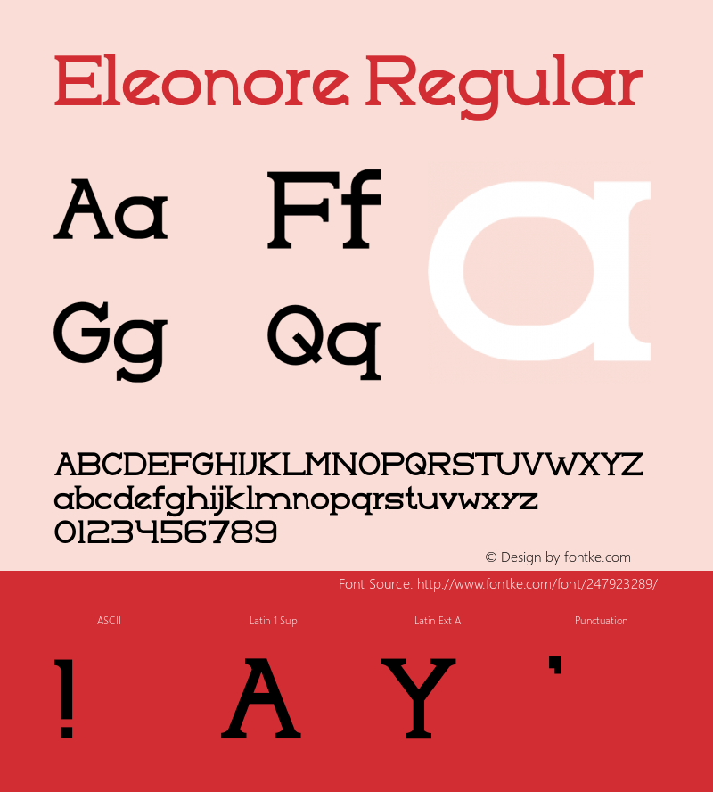 Eleonore Version 1.002;Fontself Maker 3.5.8图片样张