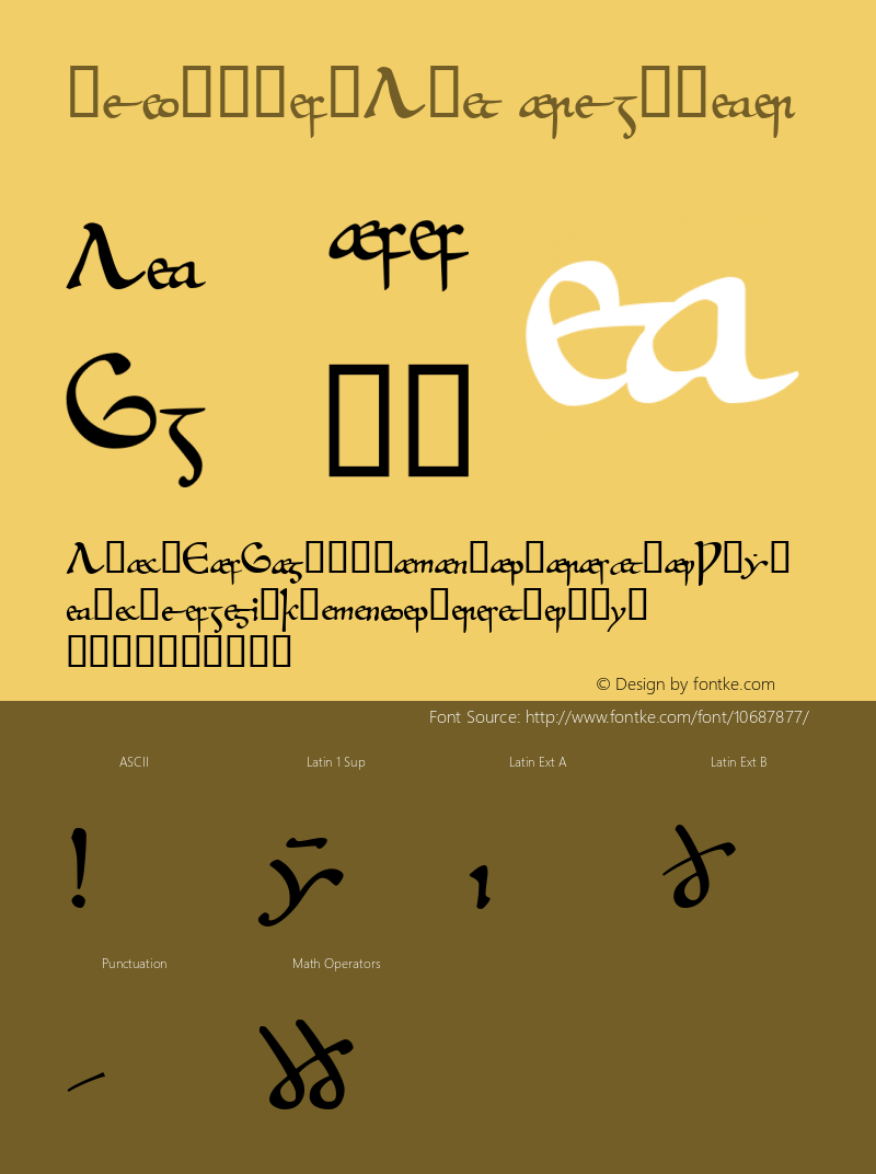 Beowulf1Alt Regular Altsys Fontographer 4.0.4 4/11/95 Font Sample