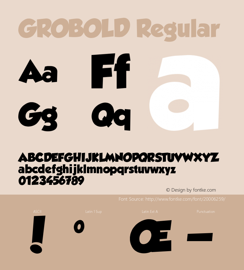 GROBOLD Version 1.0 Extracted by ASV http://www.buraks.com/asv Font Sample