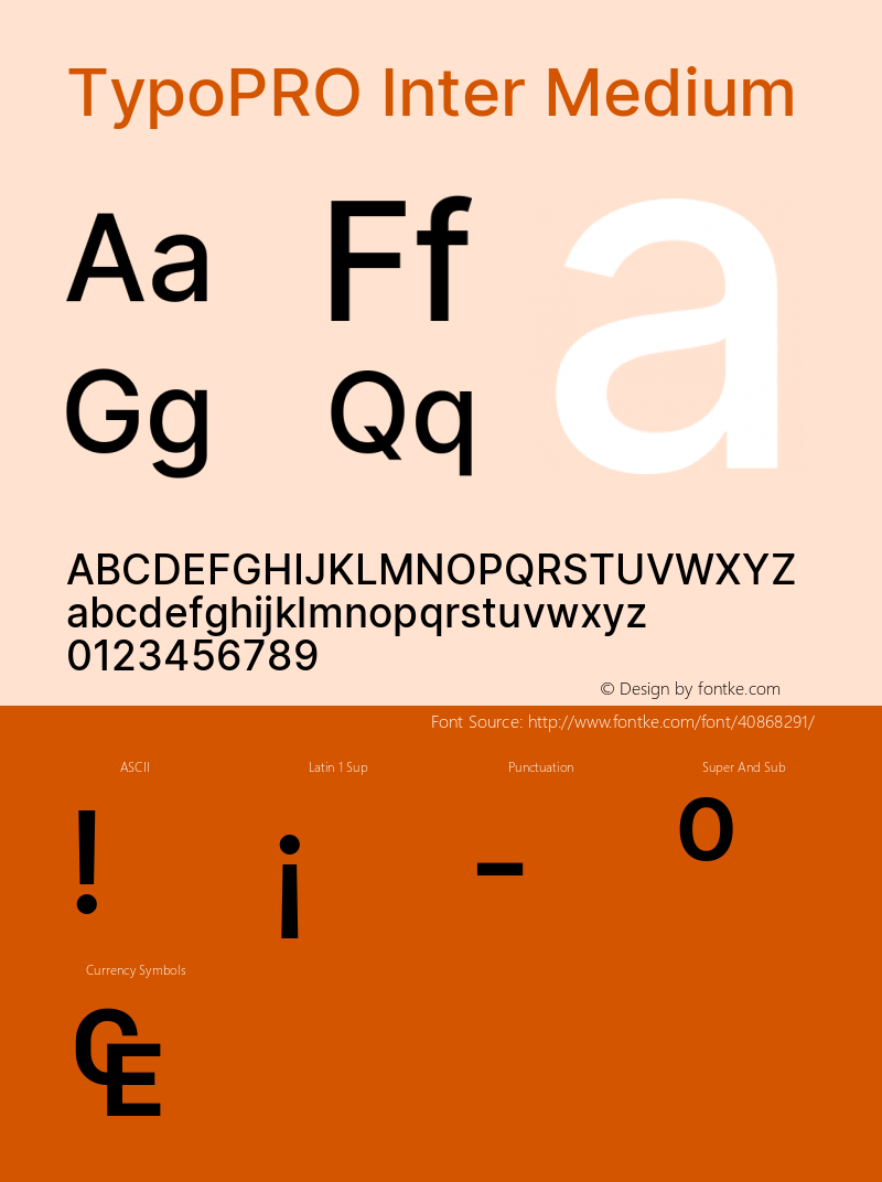 TypoPRO Inter Medium Version 3.009;git-2c0637eac Font Sample