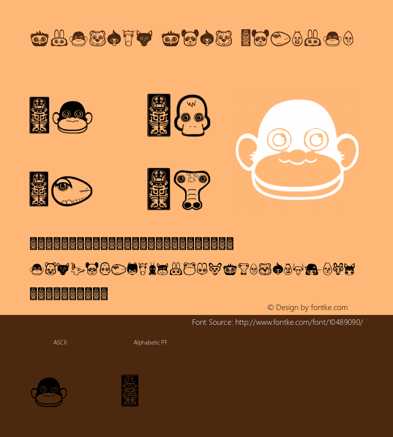 plastic pets Regular Version 1.00 May 25, 2013, initial release Font Sample