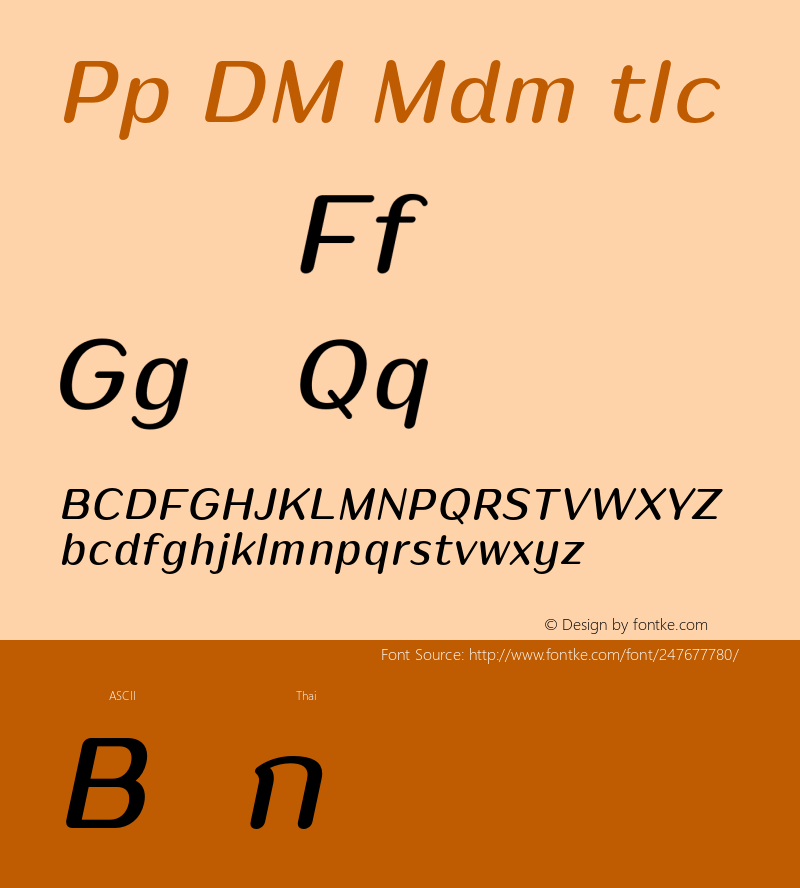 Puipui DEMO Medium Italic Version 1.001;Glyphs 3.1.2 (3151)图片样张