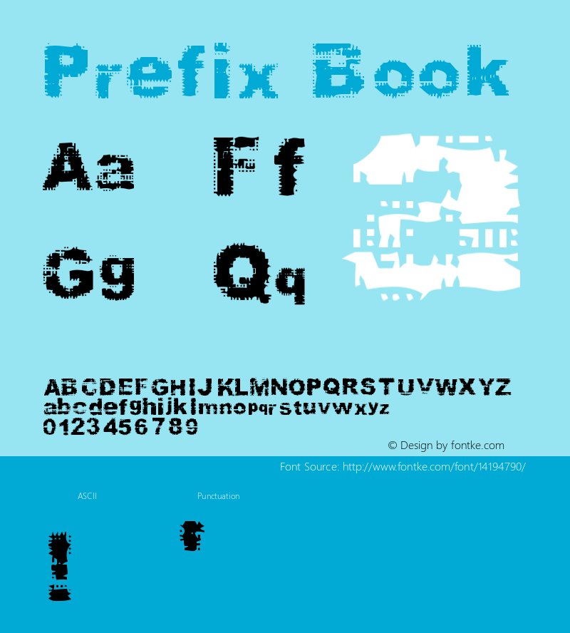 Prefix Book Version 1.0 Tue Apr 01 11:40 Font Sample