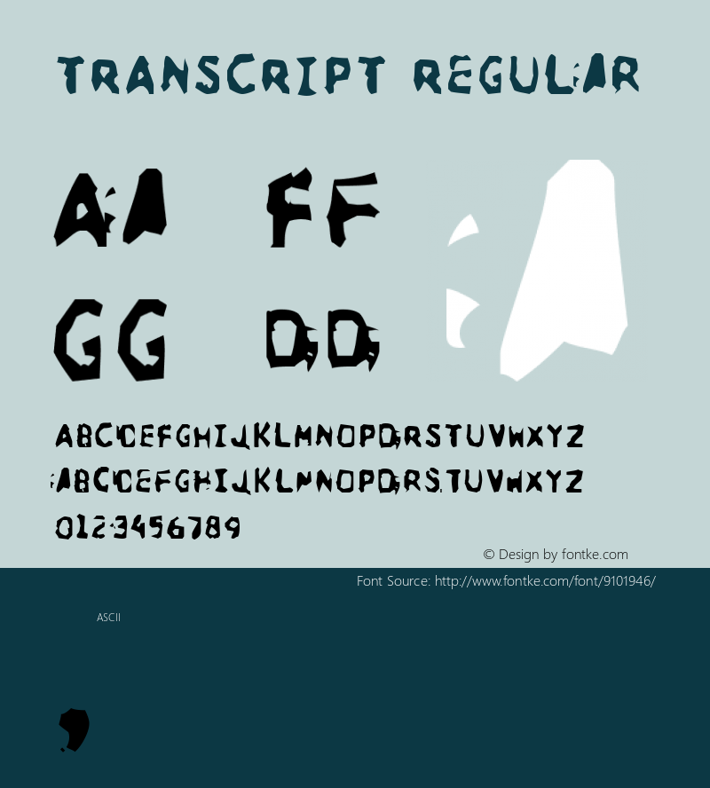 TRANSCRIPT Regular Macromedia Fontographer 4.1 3/22/99 Font Sample