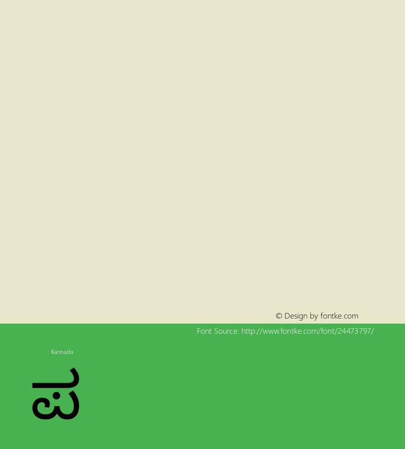 Noto Sans Kannada Regular  Font Sample