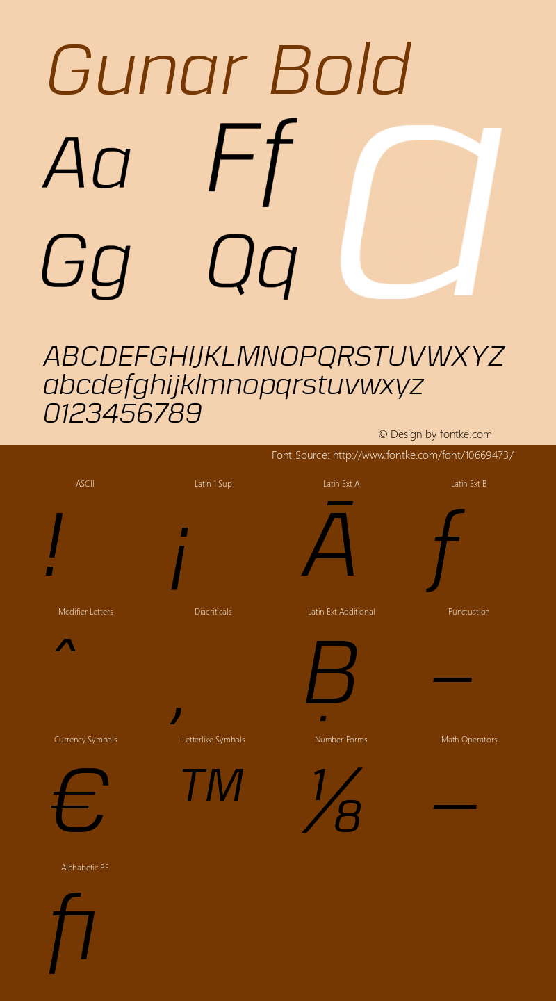 Gunar Bold Version 1.000;PS 001.000;hotconv 1.0.70;makeotf.lib2.5.58329;com.myfonts.easy.northernblock.gunar.italic.wfkit2.version.43rY Font Sample