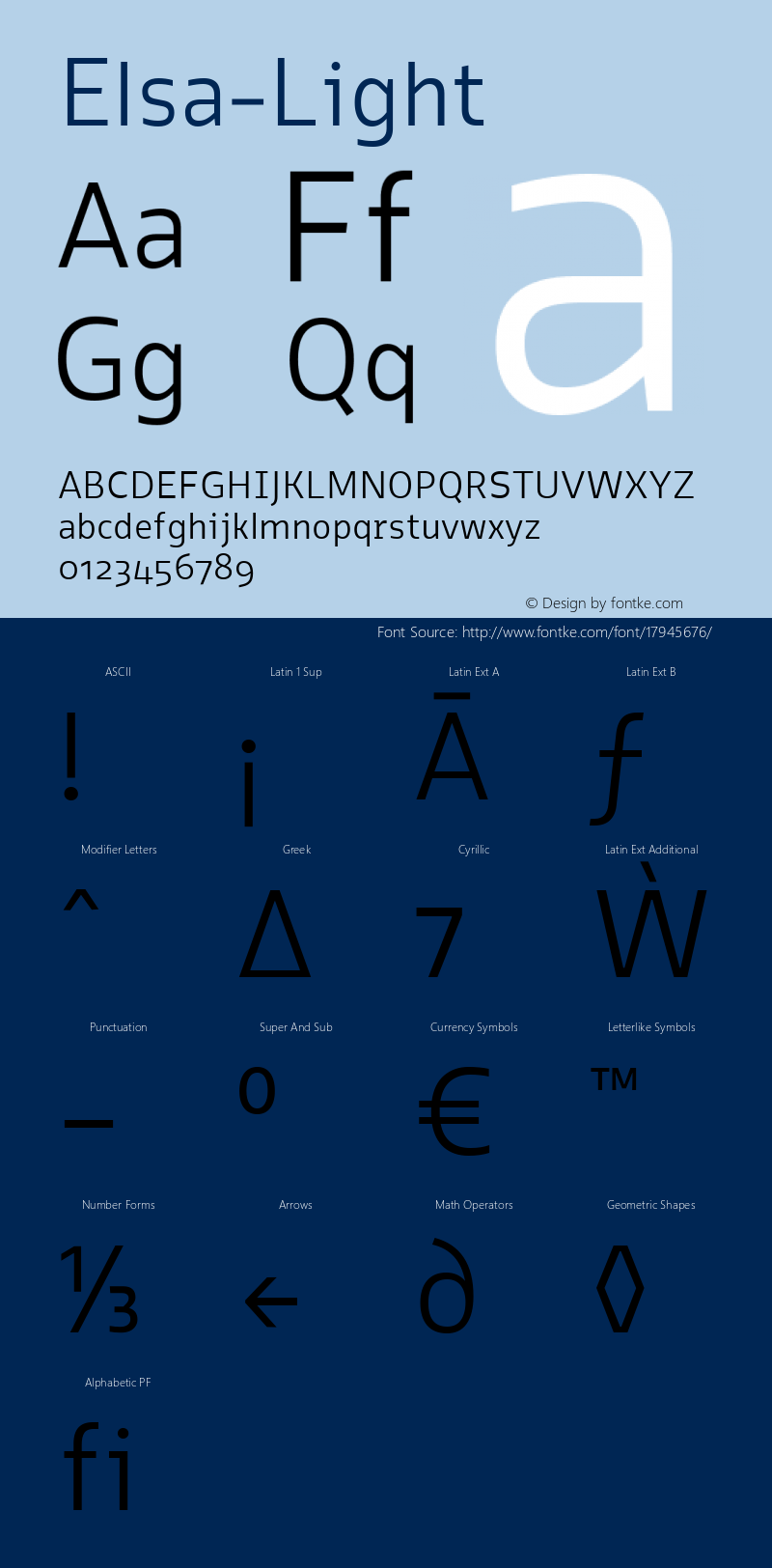 Elsa-Light ☞ Version 1.000;com.myfonts.stereotypes.elsa.light.wfkit2.3EqC Font Sample