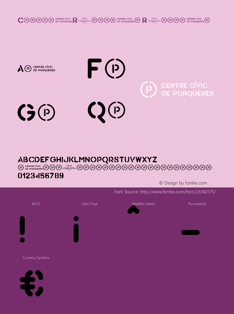 Civica-Regular Version 4.000 Font Sample