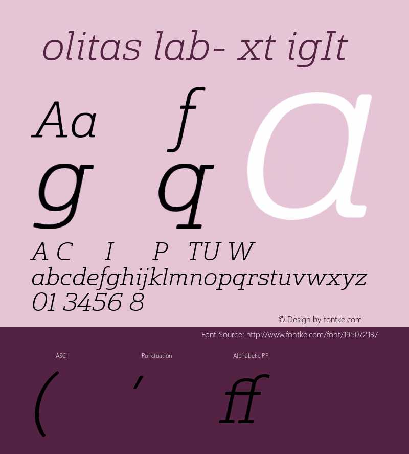 ☞SolitasSlab-ExtLigIt 1.000;com.myfonts.easy.insigne.solitas-slab.ext-light-italic.wfkit2.version.4sRj Font Sample