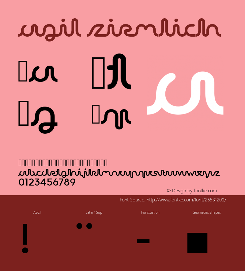 agil ziemlich Version 1.000;PS 001.000;hotconv 1.0.88;makeotf.lib2.5.64775 Font Sample