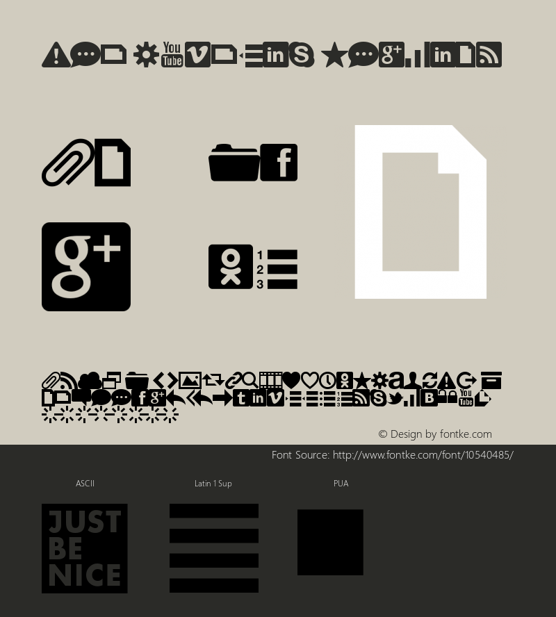 Web Symbols Regular Version 1.000;PS 001.001;hotconv 1.0.56 Font Sample