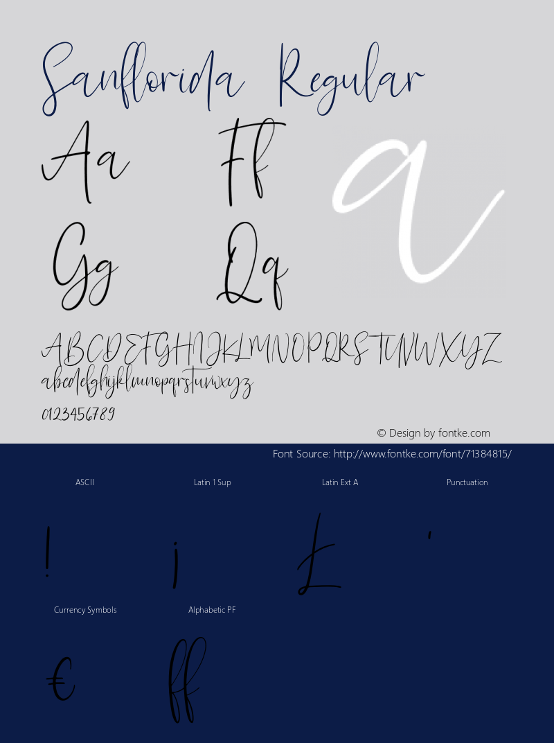 Sanflorida Version 1.00;August 3, 2020;FontCreator 12.0.0.2563 64-bit Font Sample