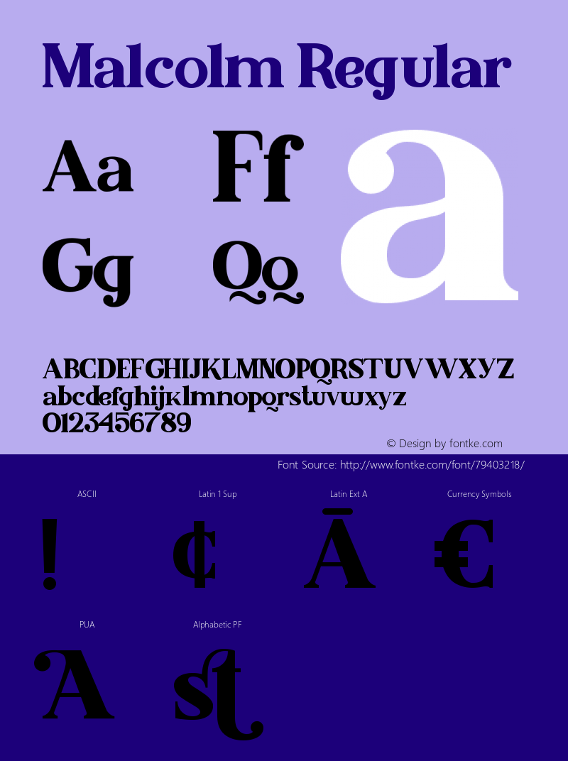 Malcolm Version 1.00;August 28, 2020;FontCreator 12.0.0.2563 64-bit Font Sample