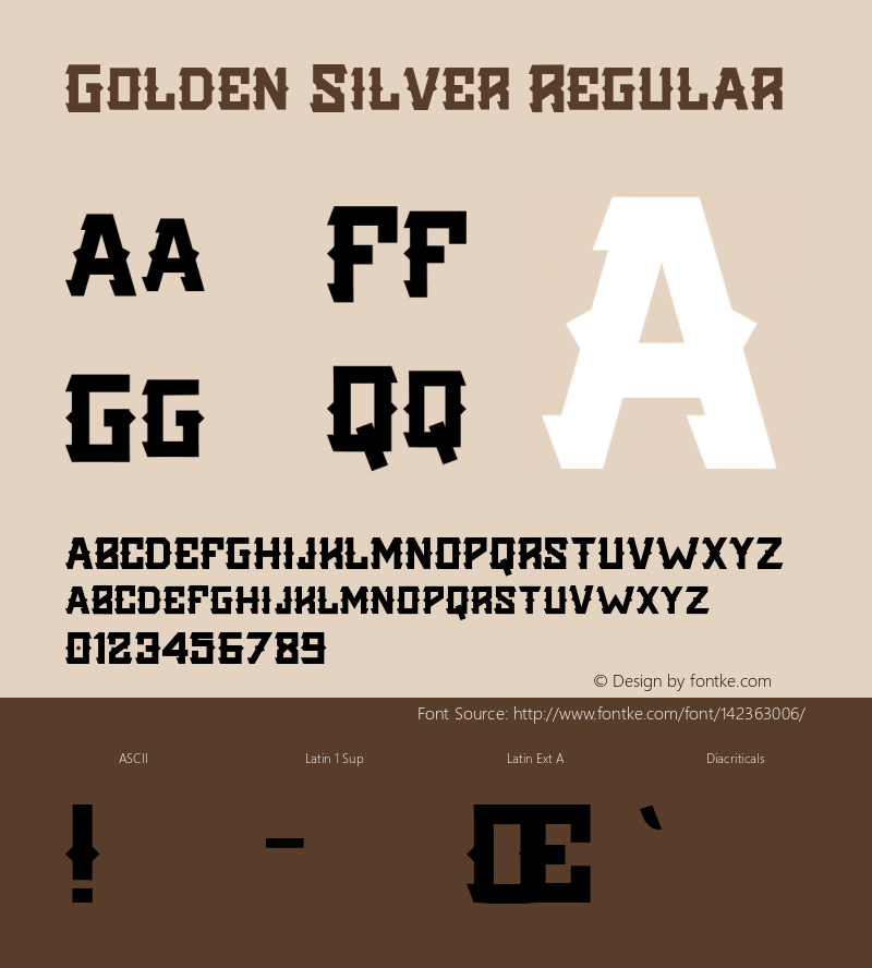 GoldenSilver Version 1.00;February 22, 2021;FontCreator 12.0.0.2563 64-bit Font Sample