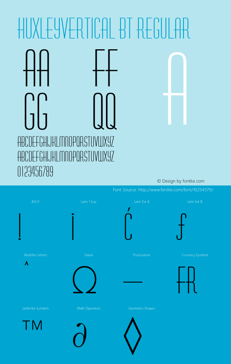 HuxleyVertical BT Regular mfgpctt-v1.52 Tuesday, January 19, 1993 2:35:18 pm (EST) Font Sample