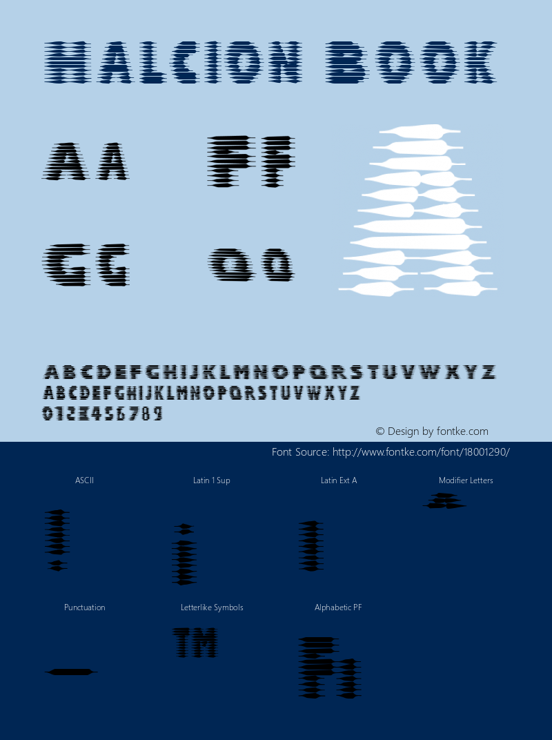 Halcion Book Version 1.0; 2000; initial r Font Sample