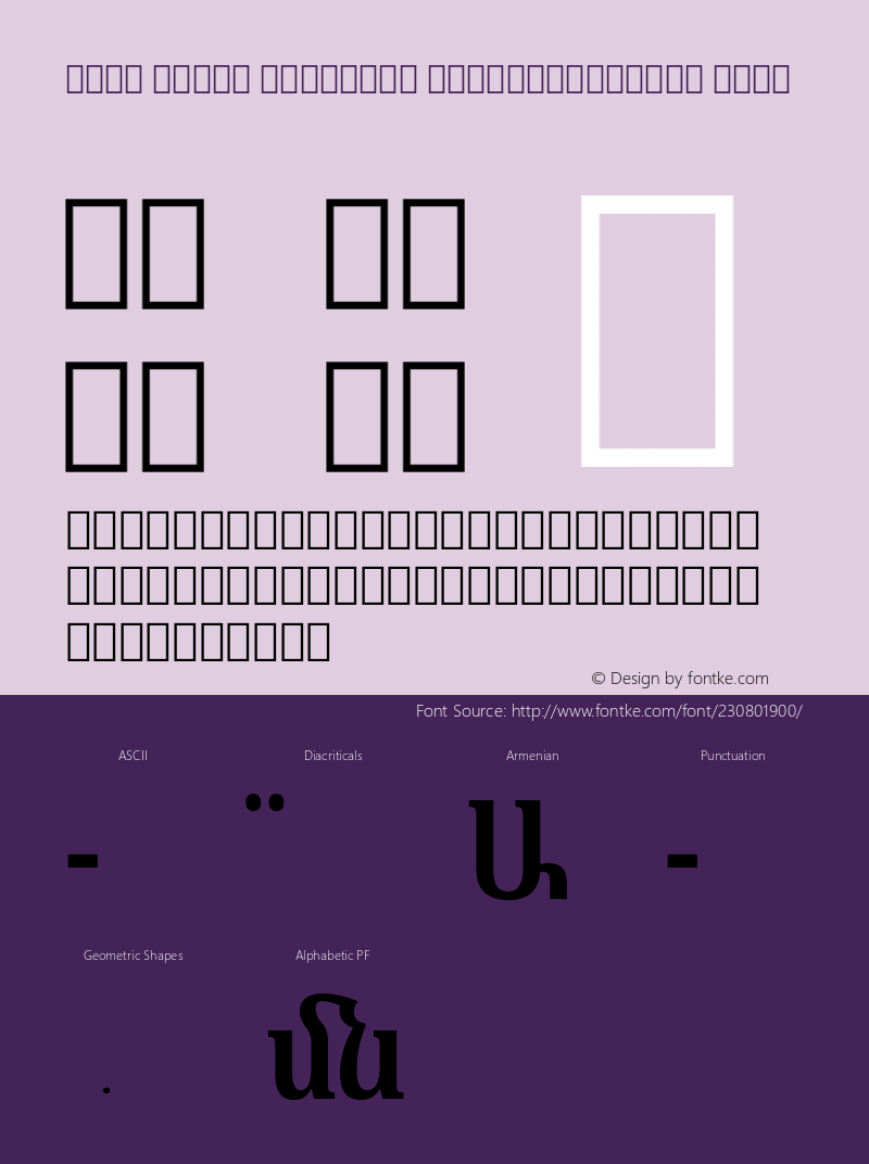 Noto Serif Armenian ExtraCondensed Bold Version 2.005; ttfautohint (v1.8) -l 8 -r 50 -G 200 -x 14 -D armn -f none -a qsq -X 