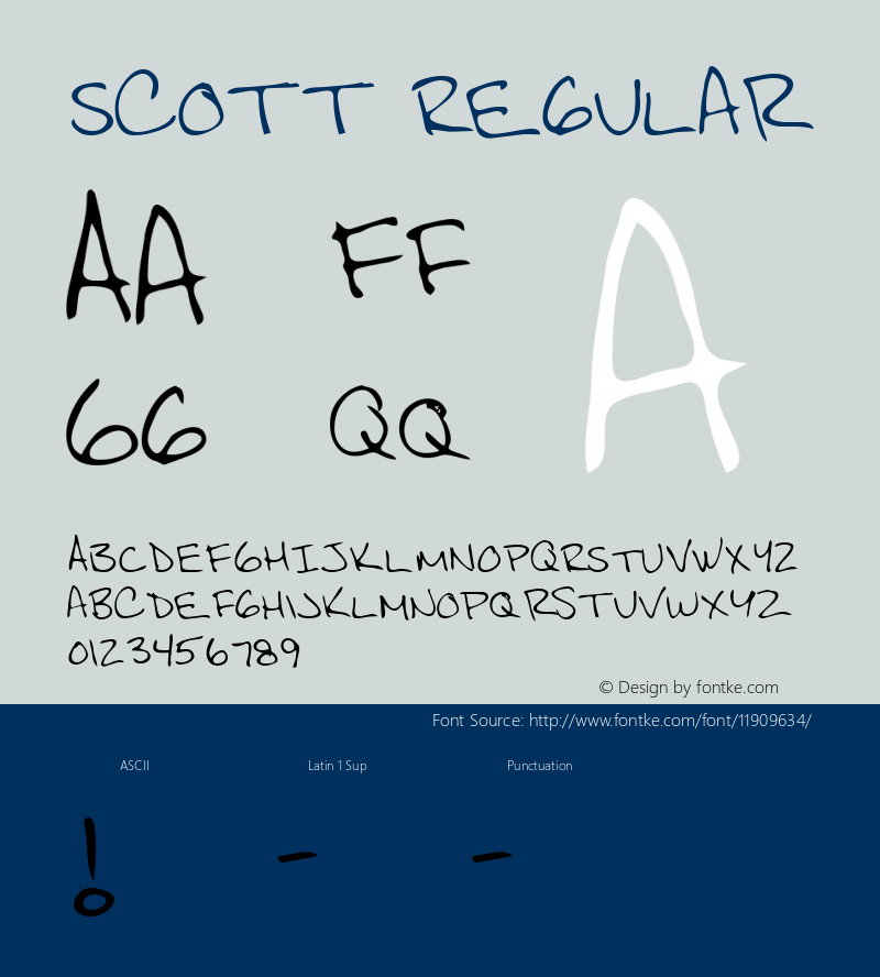 Scott Regular Altsys Metamorphosis:3/15/95 Font Sample