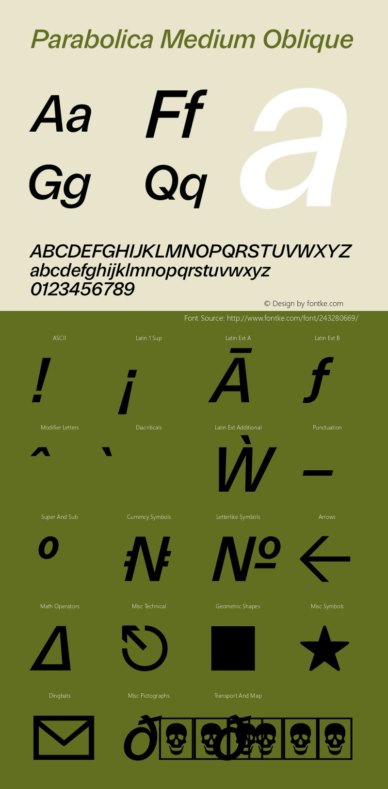 Parabolica Medium Oblique Version 1.000 | FøM Fix图片样张