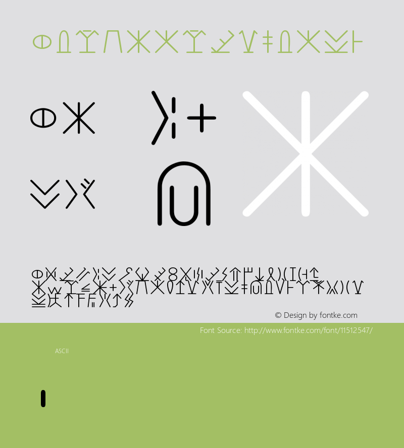 Archaic Cypriot Version 001.001 Font Sample
