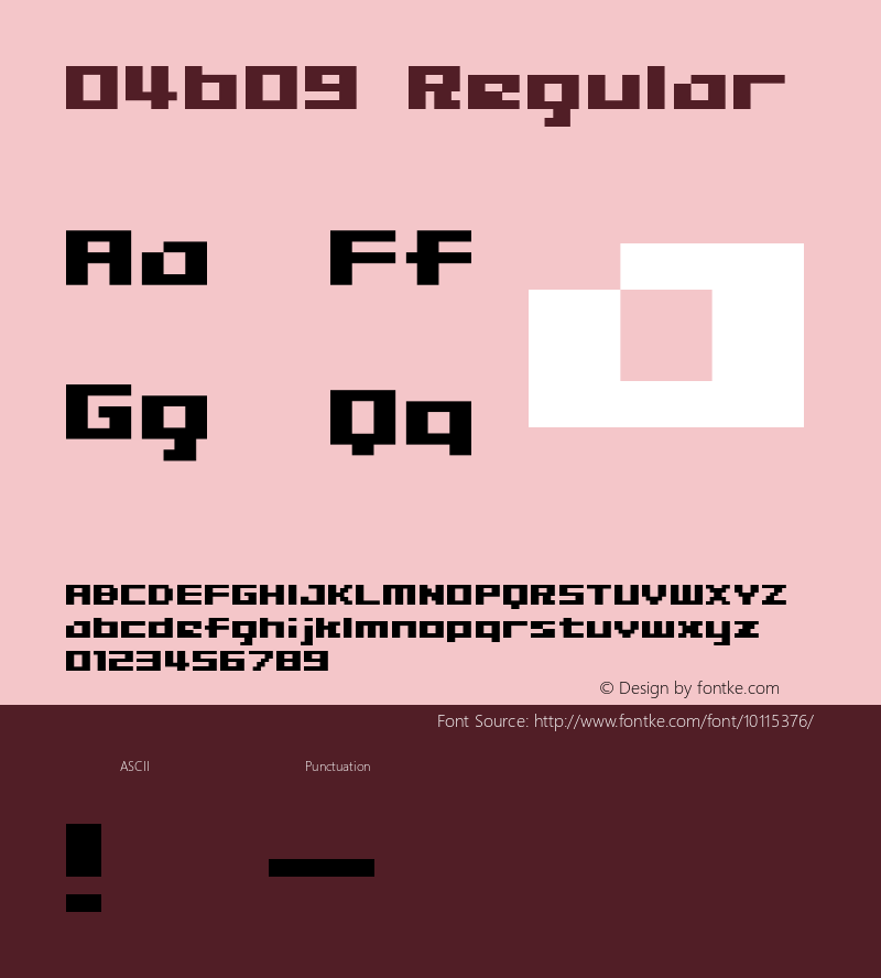 04b09 Regular Macromedia Fon￿ographer 4.1J 03.3.25 Font Sample