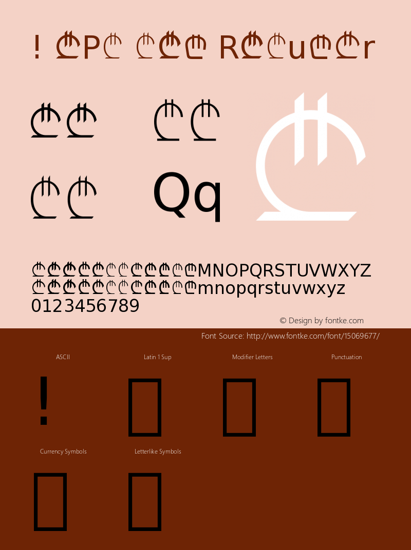 ! BPG GEL Regular Version 1.001 2014 Font Sample