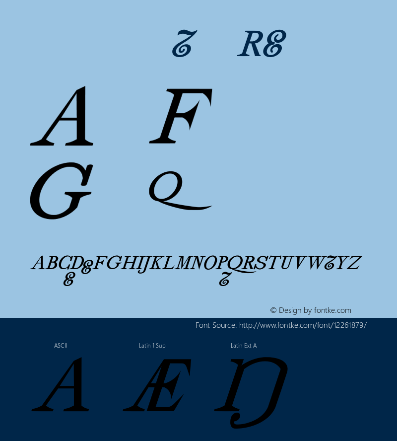 drmdozitbx11 Regular Version 001.001 Font Sample