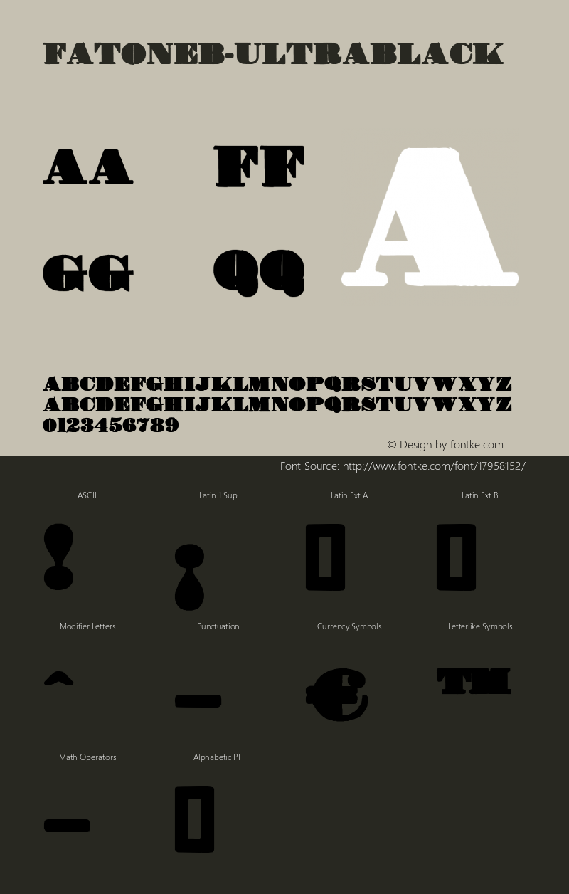 FatoneB-UltraBlack ☞ Version 1.000;com.myfonts.easy.librito.fatone.ultra-black-b.wfkit2.version.4mQQ Font Sample