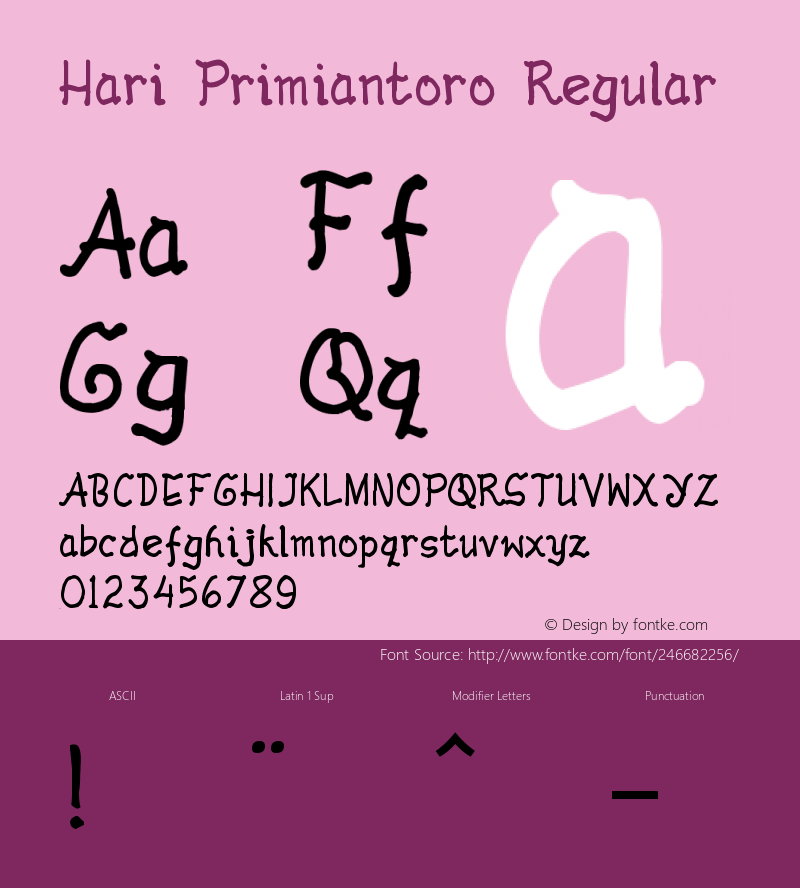 Hari Primiantoro Version 1.00 August 9, 2010, initial release图片样张