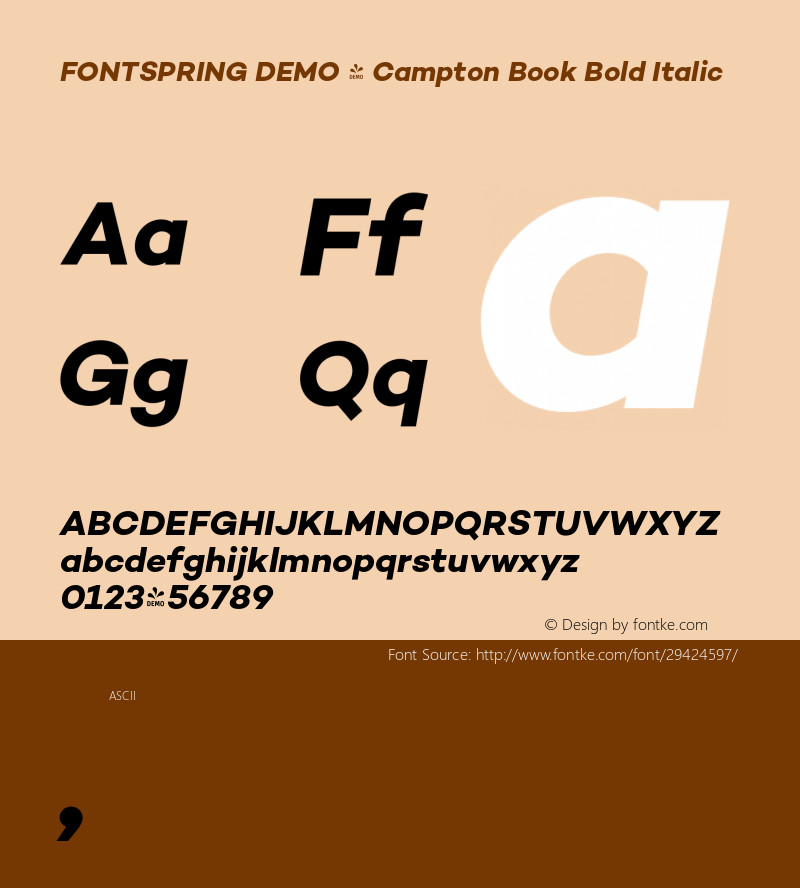 FSP DEMO - Campton Book Bold Italic Version 1.000;PS 001.000;hotconv 1.0.88;makeotf.lib2.5.64775 Font Sample